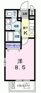 CUBE【4階】の間取り