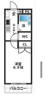 スカイコート馬込【1階】の間取り