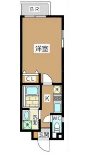 リベルタ世田谷【2階】の間取り