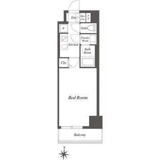 ルクレ墨田緑I【2階】の間取り