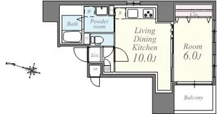 Excellent1 エクセレントワン【2階】の間取り