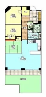 三重県鈴鹿市岡田2【マンション】の間取り