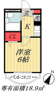 千葉県市川市行徳駅前4【マンション】の間取り