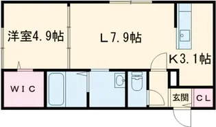 Richesse黄金(リシェス黄金)【1階】の間取り