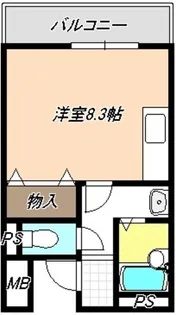 メルベーユII【3階】の間取り