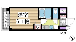 兵庫県神戸市兵庫区駅南通1【マンション】の間取り