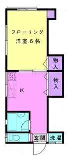 白百合荘【2階】の間取り