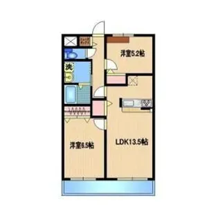 フォンス大門【3階】の間取り