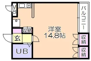 福岡県久留米市梅満町【マンション】の間取り