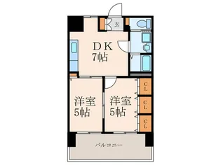 Bergamotto黄金【8階】の間取り