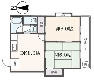 グリーンハイツ【1階】の間取り