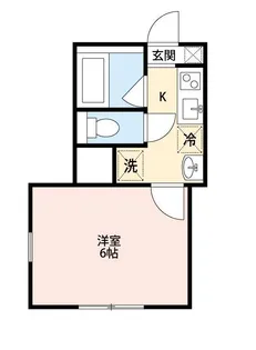 千葉県千葉市中央区鵜の森町【アパート】の間取り
