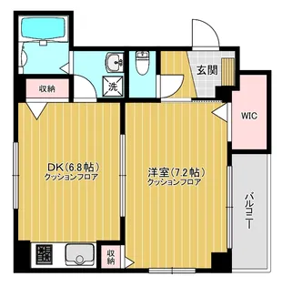 リビオン新丸子【4階】の間取り