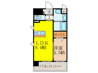 第22関根マンション【6階】の間取り
