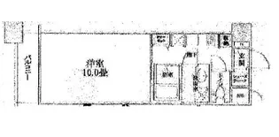 アヴァンティーク銀座2丁目【9階】の間取り