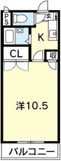 ハイツ医大前【1階】の間取り