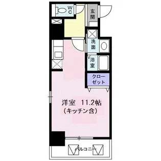 メルヴェーユ【4階】の間取り