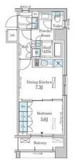 パークアクシス横浜山下町【4階】の間取り