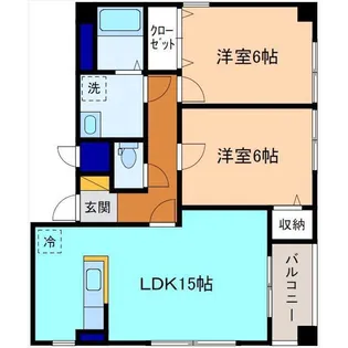 クランベリーマンション【3階】の間取り