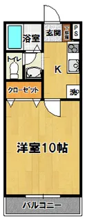 パーマナント洞峰【2階】の間取り