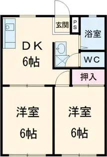 宮前レジデンスB棟【1階】の間取り
