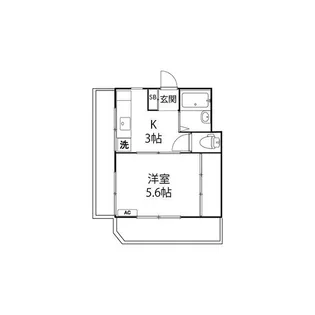 丸善高円寺ハイツ【7階】の間取り