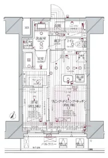 シティインデックス神田【8階】の間取り