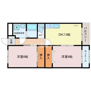 エスタシオン【1階】の間取り