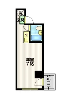 神奈川県川崎市中原区新丸子東2【マンション】の間取り