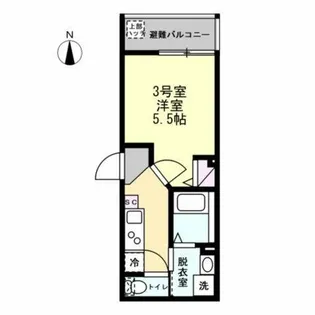 神奈川県横浜市金沢区釜利谷東1【アパート】の間取り