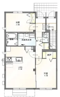 Vranz博多南II【1階】の間取り