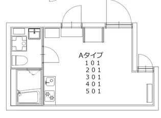 ルーデンス平和島【5階】の間取り