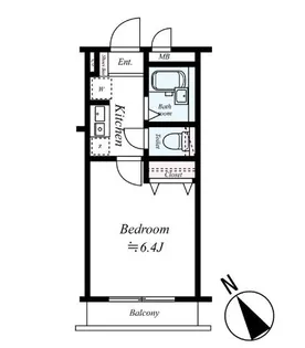 ヴェルステージ上板橋【2階】の間取り