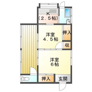 福岡県大牟田市大字歴木【一戸建】の間取り