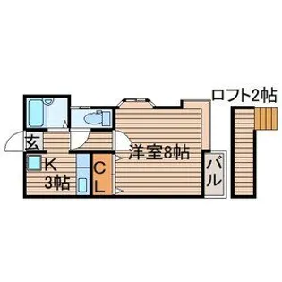 マリンパレット【2階】の間取り