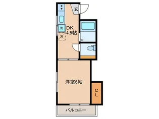 シュガーハウス【2階】の間取り