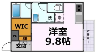 ルミナスパレス名駅【5階】の間取り