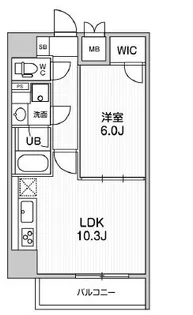 東京都台東区清川2【マンション】の間取り