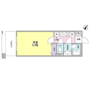 プロスペクト東雲橋【4階】の間取り