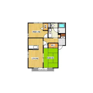 フレグランスひるぜん【2階】の間取り
