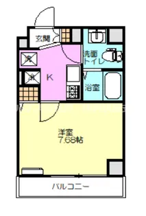 シュガール浜松町【8階】の間取り