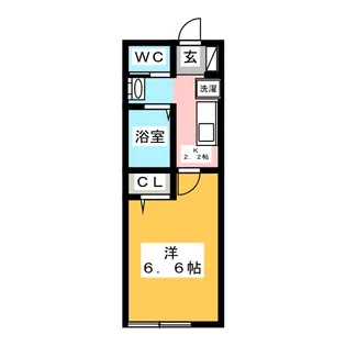 ブランノワール【1階】の間取り