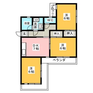 ドルフ本地【2階】の間取り