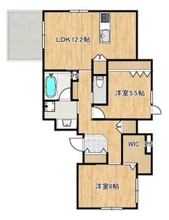 アノイエ 西棟【1階】の間取り