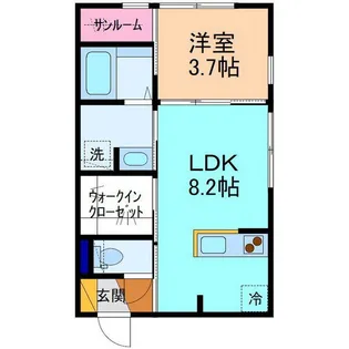 malie hale(マーリエ ハレ)【1階】の間取り