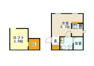 プリマガーデン穂の香弐番館【1階】の間取り