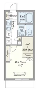 My Style vintage 淵野辺【2階】の間取り