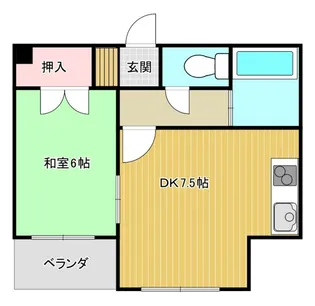 コナビック東伊場【3階】の間取り
