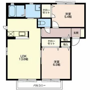 Court Azelia G【2階】の間取り