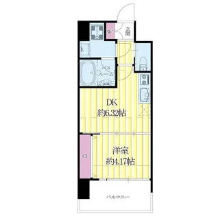 プレジオ江坂II【2階】の間取り